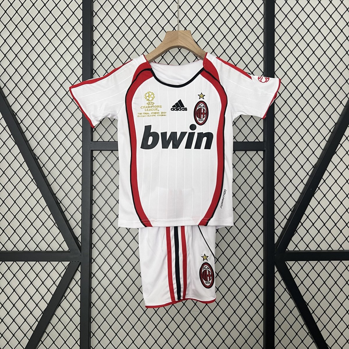 Camiseta Retro Infantil Ac Milan 06-07 Visitante - Imagen 2